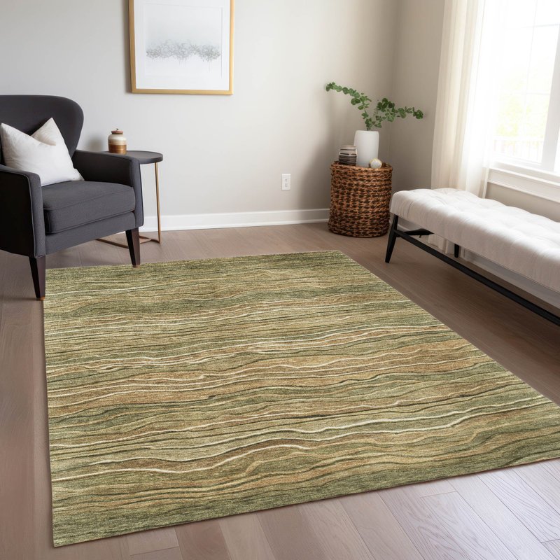 Tapis intérieur / extérieur lavable à la machine Cinead ACN1704, Rectangulaire 8 pi x 10 pi
