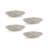 Chiara Fusion Shallow Glass Serving Bowls- Set of 4, Large-102344263