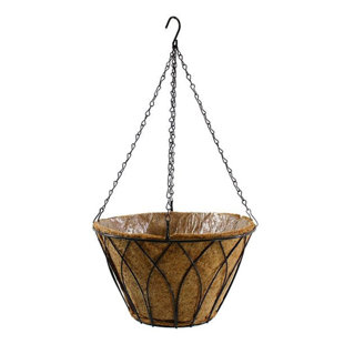 Pot à fleurs suspendu en métal Lotus (Ensemble de 4)