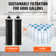 Purification Water Filter Replacement for Gravity Filter System 2 Pack