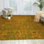Tapis abstrait vert / or Bevans-226315538