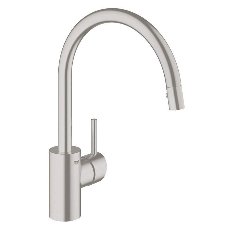 Concetto™ Single Handle Kitchen Faucet with Accessories, Does Not Apply, SuperSteel Infinity