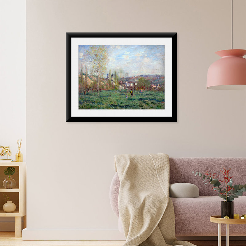 Red Barrel Studio Art Print (Unframed), Spring in Vetheuil 1880 by ...