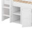 Lit mezzanine avec armoire de rangement et tableau noir-2109691793