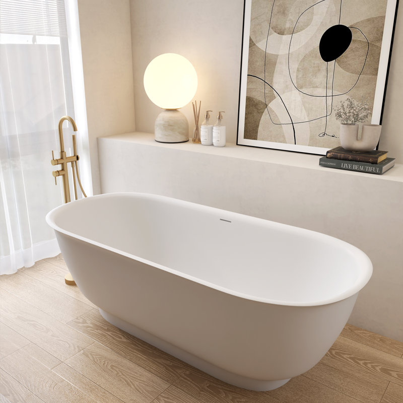 Baignoire de trempage autoportante 66,9 po