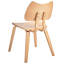 Set of 2 Dining Chairs DIANA Wood-641225522