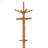 Cosman Golden Brown 11-Hook Freestanding Coat Rack With Hanger