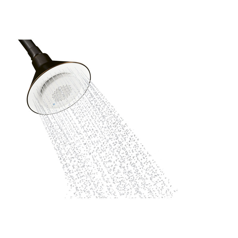 Moxie 1.75 Gpm Single-Function Showerhead With Wireless Speaker, Oil-Rubbed Bronze
