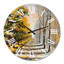 Allégorie du thème Hiver et automne - Horloge murale traditionnelle-60280327
