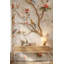 Papier peint oiseaux, branches, fleurs, branches