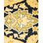Tapis ivoire noué à la main de conception unique 8 pi 1 po x 9 pi 10 po Keenan