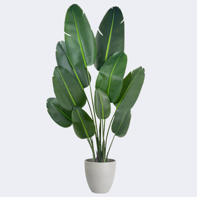 Pots de plantes ronds artificiels en résine