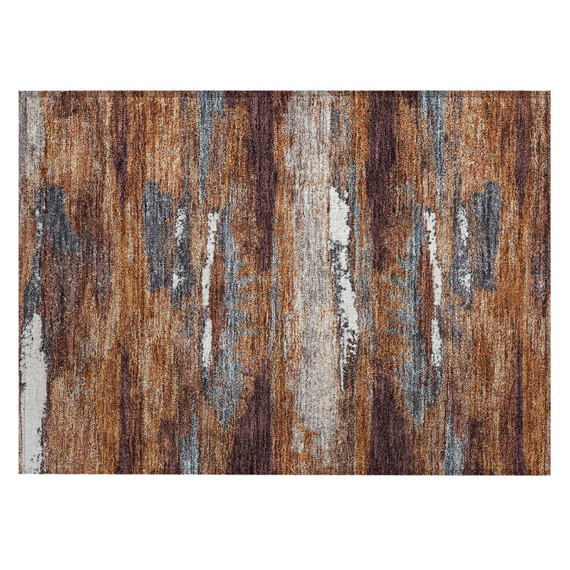 Aleighna Area Rug with Non-Slip Backing, Rectangle 1'8" x 2'6"