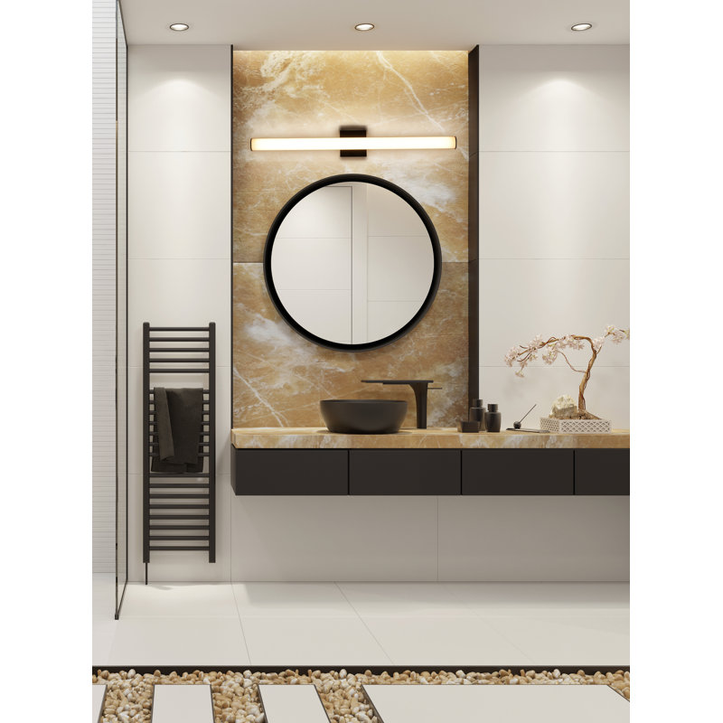 Huffine Dimmable LED Bath Bar, Black