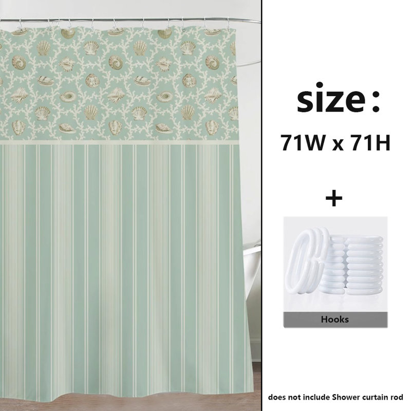 Rideau de douche en polyester