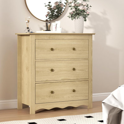 Commode à trois tiroirs 31,49 po Wave