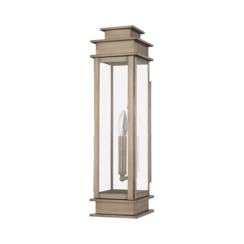 Lanterne murale d'extérieur Cortana, Étain rétro, H 20,25 po x l 5,25 po x P 6 po