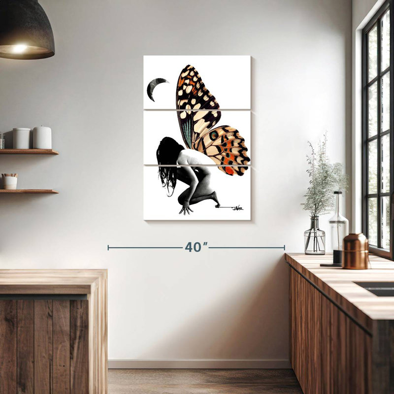 Kelan Lady's Metamorphosis, 38" H x 24" W