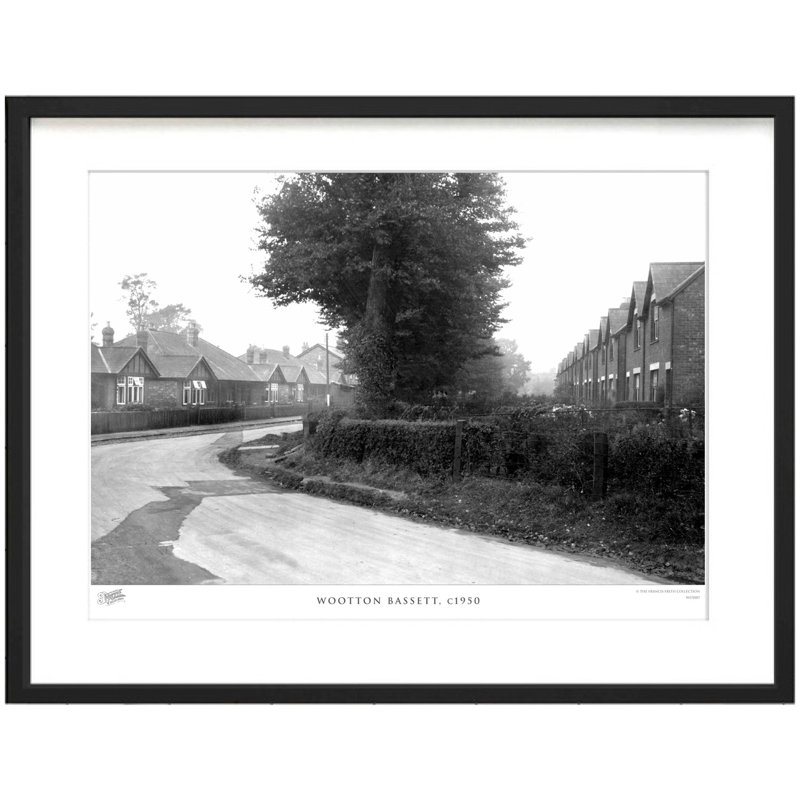 Wootton Bassett, C1950 - Single Picture Frame Print, 45cm H x 60cm W x 2.3cm D