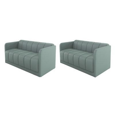 Banc rembourré en similicuir Bakery