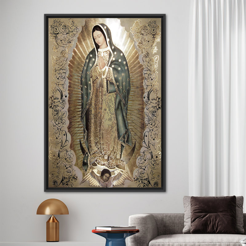 Print on Canvas, Floater Framed Print without Mat, 40 cm H x 60 cm W, Black