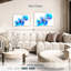 Fleur bleue abstraite Avery-107959801