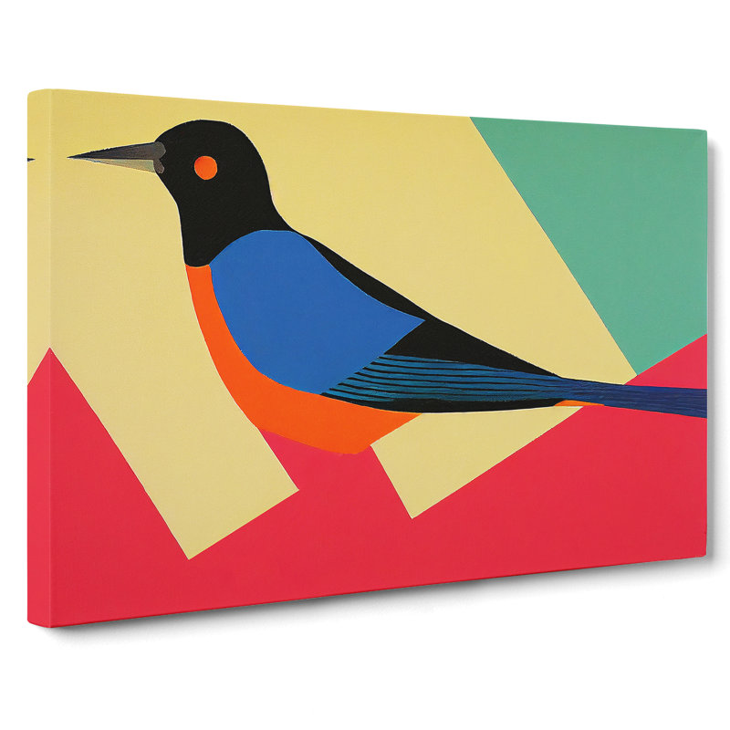 Otherworldly Bird - Wrapped Canvas Print, 50cm H x 76cm W x 3cm D