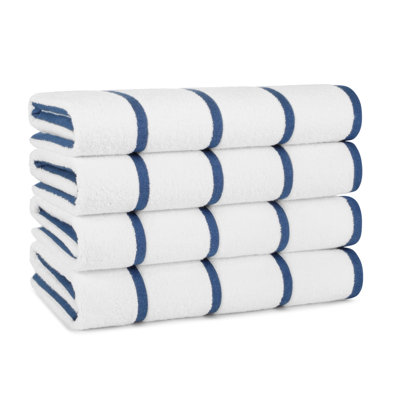 Serviettes de plage Arkwright Las Rayas 100% coton 30 x 60 (paquet de 4)