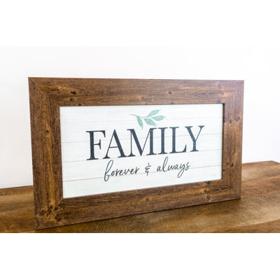 " Family Forever And Always "