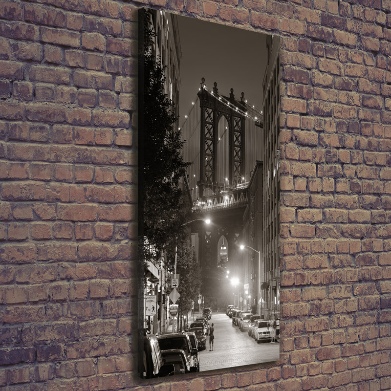Manhattan New York 1 Piece Wrapped Canvas Wall Art