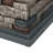 Mauricio Square Polyresin Propane Fire Pit Table with Hidden Fuel Tank