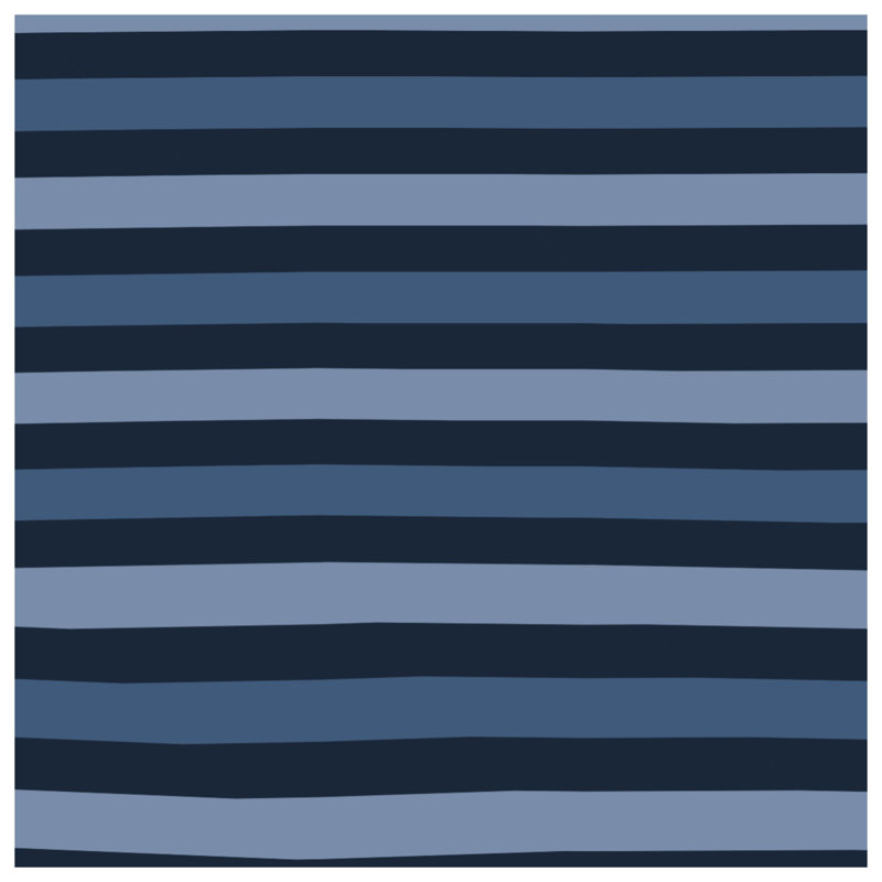 Housses de couette à rayures bleues et noires, Twin