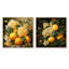 Peinture Renaissance d'un fruit du citron - fruits, ensemble de 2 impressions sur toile-533525070-533525057