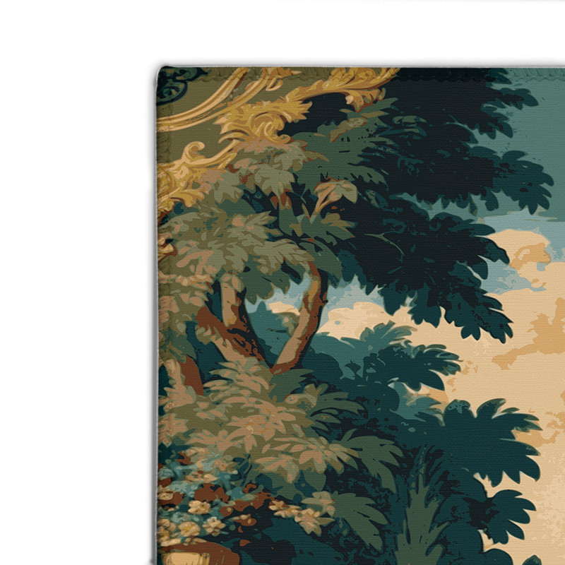 Tapis d'intérieur et d'extérieur brun français, Rectangulaire 8 pi x 10 pi