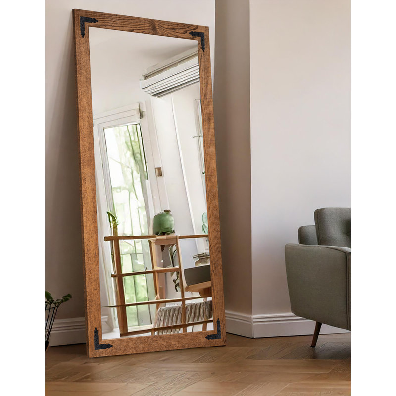Miroir Gracie Oaks, 80 po x 33 po, Miel