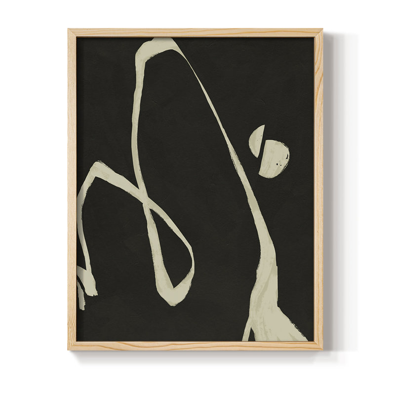 Neutral Spring II Framed Print - Solid Wood, Natural, 21" H x 17" W