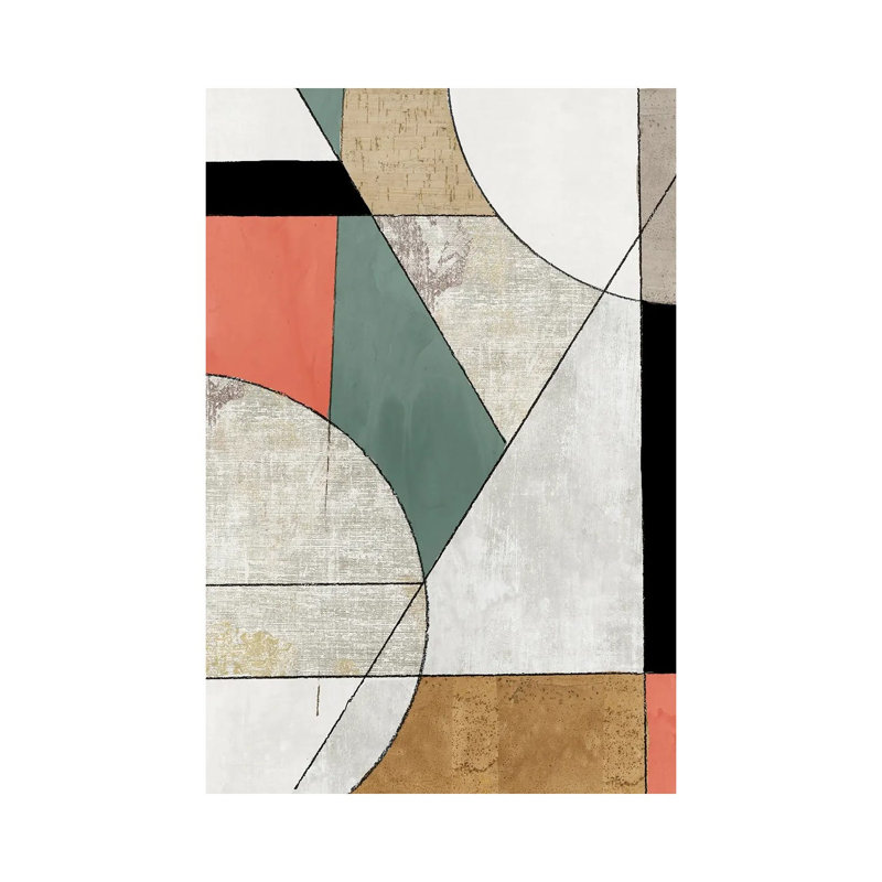 Folding Together II by Tom Reeves - Wrapped Canvas Painting, 20.32 cm H x 30.48 cm W