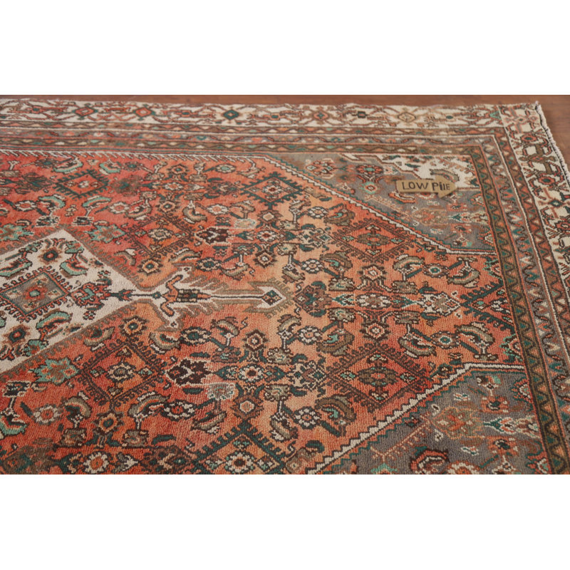 Tapis traditionnel rétro géométrique 6 x 9