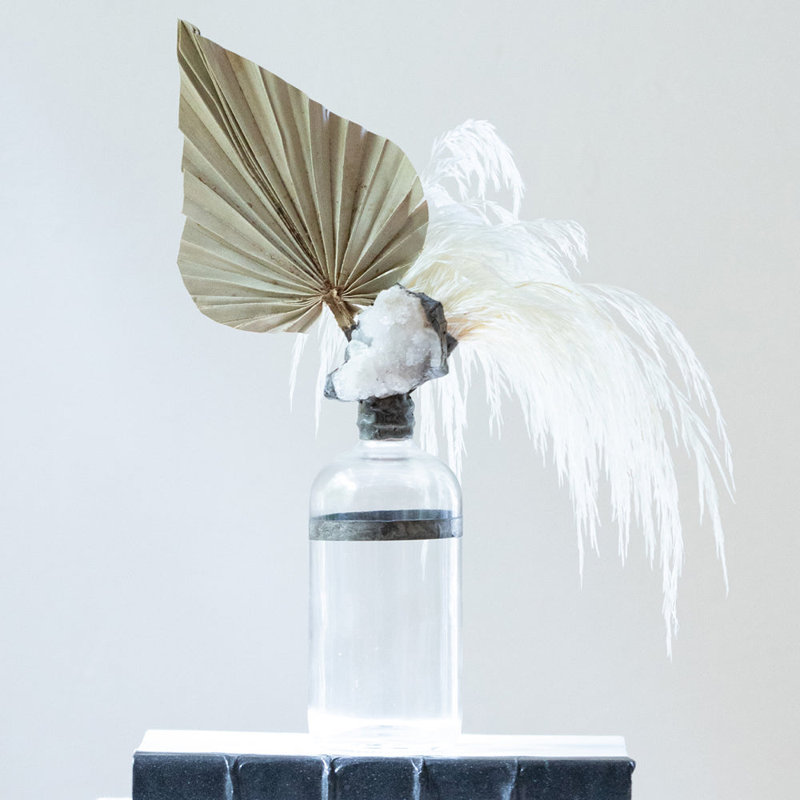 Pampas Handmade Decorative Bottle