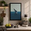 Whale in Motion Coastal - Wrapped Canvas-1595437188-1595437211