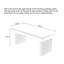Modern Minimalist Rock - Slab Desk: Cream Aesthetic & Use-109947069