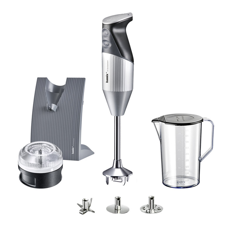 Bamix Swissline 200w Hand Blender, Silver
