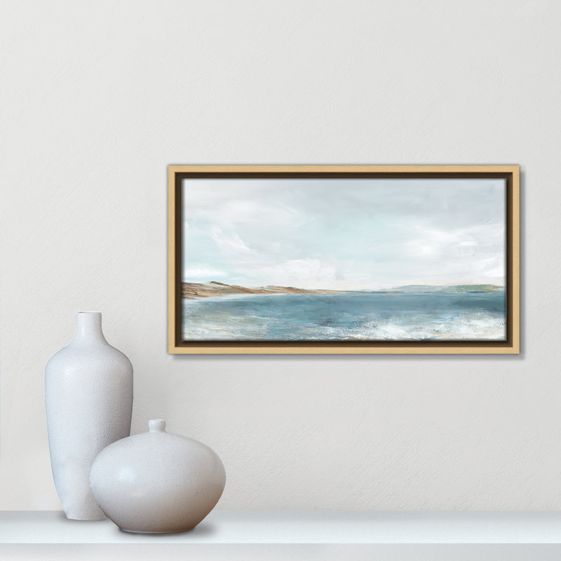 Échos en bleu - version panoramique par PI Studio, Naturel, H 9,5 po x l 17,5 po