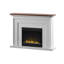Ellington Circle 47.38'' W Electric Fireplace & Mantel Package with 4600 BTU-1080420626