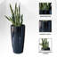 Pot de fleurs en plastique avec réservoir-87829422
