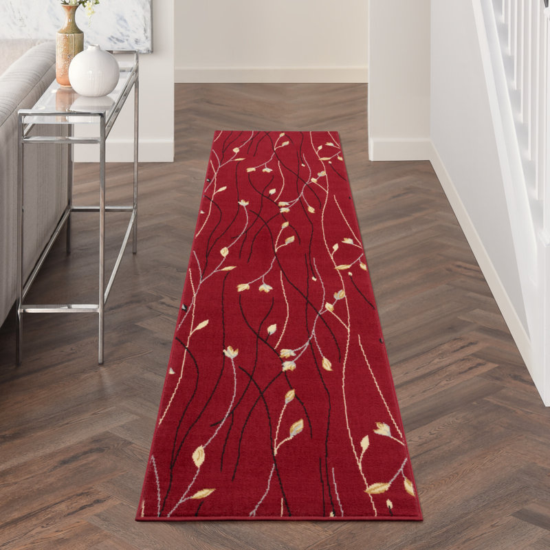 Yesima Floral Indoor Rug, Runner 2'3" x 12'
