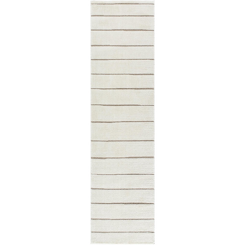 Our PNW Home x Livabliss Boho Scandi High Pile Ivory Area Rug, Runner 2'7.5" x 7'2.61"