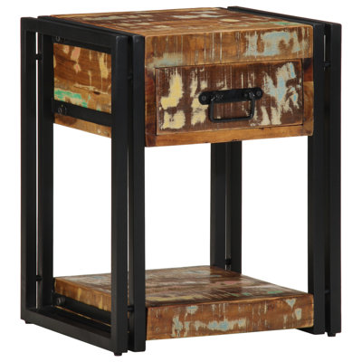 40cm W Solid Wood Bedside Table