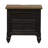 Aisja 2 Drawer Nightstand w/ USB Charging Ports - Black-47607082