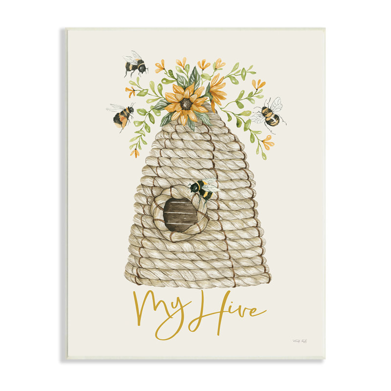 Insecte My Hive, H 13 po x l 13 po x P 0,5 po, Plaque murale